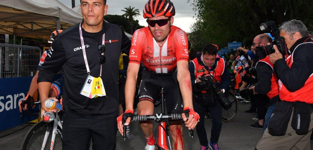 Met een knie die niet buigt win je geen Giro. Zelfs met pijnstillers kan Tom Dumoulin niet door, het zit er op! Uithuilen en op naar de Tour! ?